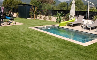 Gazon synthétique à La Crau (83)